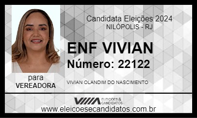 Candidato ENF VIVIAN 2024 - NILÓPOLIS - Eleições