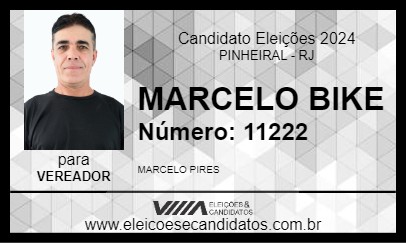 Candidato MARCELO BIKE 2024 - PINHEIRAL - Eleições