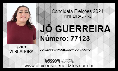 Candidato JÔ GUERREIRA 2024 - PINHEIRAL - Eleições