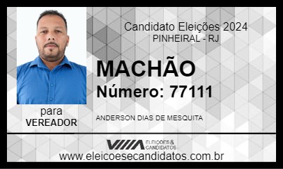 Candidato MACHÃO 2024 - PINHEIRAL - Eleições