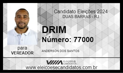 Candidato DRIM 2024 - DUAS BARRAS - Eleições