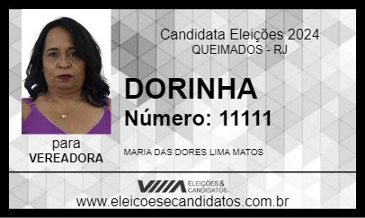 Candidato DORINHA 2024 - QUEIMADOS - Eleições