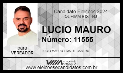 Candidato LUCIO MAURO 2024 - QUEIMADOS - Eleições