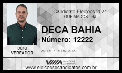 Candidato DECA BAHIA 2024 - QUEIMADOS - Eleições