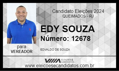 Candidato EDY SOUZA 2024 - QUEIMADOS - Eleições