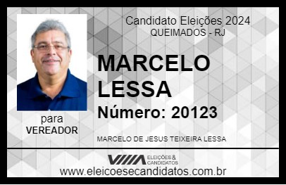 Candidato MARCELO LESSA 2024 - QUEIMADOS - Eleições