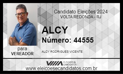 Candidato ALCY 2024 - VOLTA REDONDA - Eleições