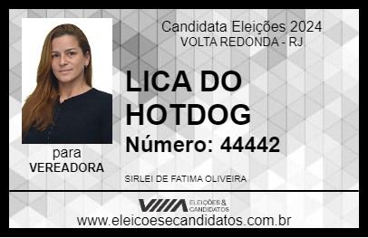 Candidato LICA DO HOTDOG 2024 - VOLTA REDONDA - Eleições