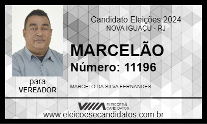 Candidato MARCELÃO 2024 - NOVA IGUAÇU - Eleições