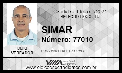 Candidato SIMAR 2024 - BELFORD ROXO - Eleições