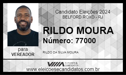 Candidato RILDO MOURA 2024 - BELFORD ROXO - Eleições