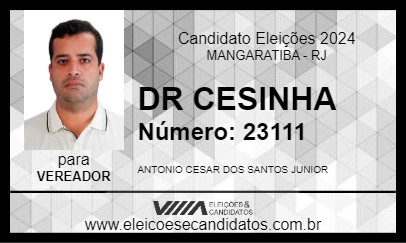 Candidato DR CESINHA 2024 - MANGARATIBA - Eleições