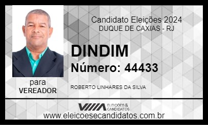 Candidato DINDINHO LINHARES 2024 - DUQUE DE CAXIAS - Eleições