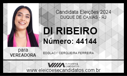 Candidato DI RIBEIRO 2024 - DUQUE DE CAXIAS - Eleições