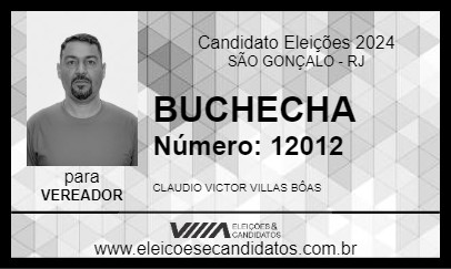 Candidato BUCHECHA 2024 - SÃO GONÇALO - Eleições