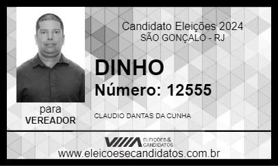 Candidato DINHO 2024 - SÃO GONÇALO - Eleições