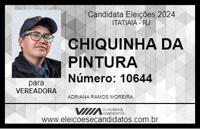 Candidato CHIQUINHA DA PINTURA 2024 - ITATIAIA - Eleições