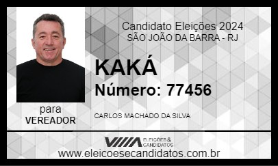 Candidato KAKÁ 2024 - SÃO JOÃO DA BARRA - Eleições