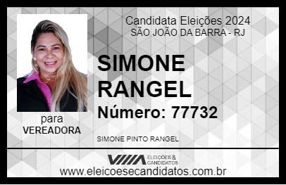 Candidato SIMONE RANGEL 2024 - SÃO JOÃO DA BARRA - Eleições