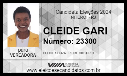 Candidato CLEIDE GARI 2024 - NITERÓI - Eleições