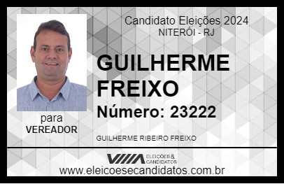 Candidato GUILHERME FREIXO 2024 - NITERÓI - Eleições