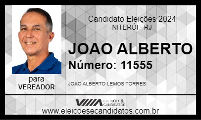 Candidato JOAO ALBERTO 2024 - NITERÓI - Eleições