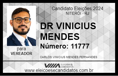 Candidato DR VINICIUS MENDES 2024 - NITERÓI - Eleições