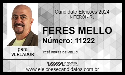 Candidato FERES MELLO 2024 - NITERÓI - Eleições