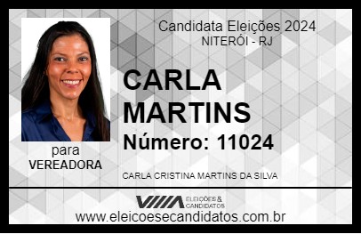 Candidato CARLA MARTINS 2024 - NITERÓI - Eleições