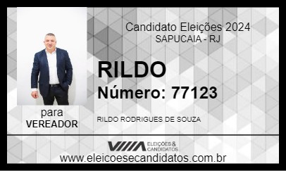 Candidato RILDO 2024 - SAPUCAIA - Eleições