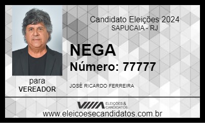 Candidato NEGA 2024 - SAPUCAIA - Eleições