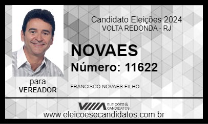 Candidato NOVAES 2024 - VOLTA REDONDA - Eleições