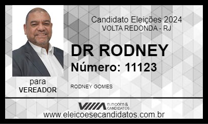 Candidato DR RODNEY 2024 - VOLTA REDONDA - Eleições