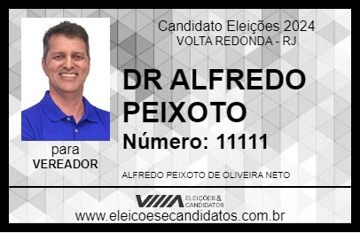 Candidato DR ALFREDO PEIXOTO 2024 - VOLTA REDONDA - Eleições