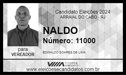 Candidato NALDO 2024 - ARRAIAL DO CABO - Eleições