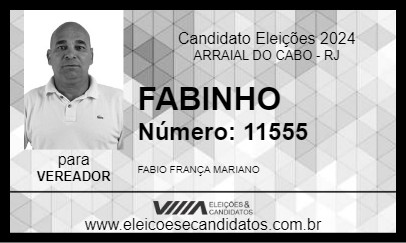 Candidato FABINHO 2024 - ARRAIAL DO CABO - Eleições