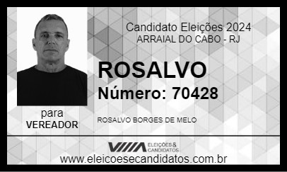 Candidato ROSALVO 2024 - ARRAIAL DO CABO - Eleições