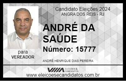 Candidato ANDRÉ DA SAÚDE 2024 - ANGRA DOS REIS - Eleições