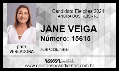 Candidato JANE VEIGA 2024 - ANGRA DOS REIS - Eleições