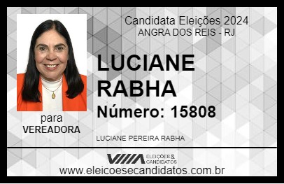 Candidato LUCIANE RABHA 2024 - ANGRA DOS REIS - Eleições