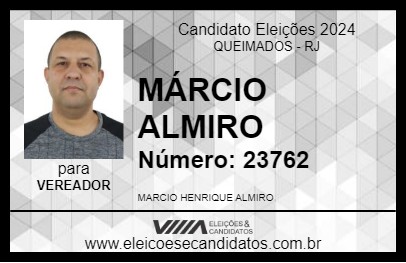 Candidato MÁRCIO ALMIRO 2024 - QUEIMADOS - Eleições