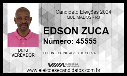 Candidato EDSON ZUCA 2024 - QUEIMADOS - Eleições