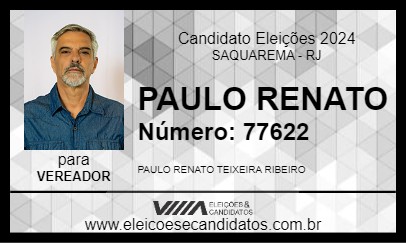 Candidato PAULO RENATO 2024 - SAQUAREMA - Eleições