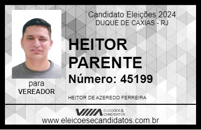 Candidato HEITOR PARENTE 2024 - DUQUE DE CAXIAS - Eleições