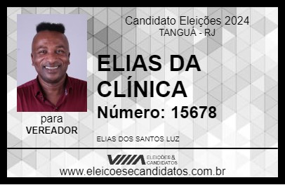 Candidato ELIAS DA CLÍNICA 2024 - TANGUÁ - Eleições