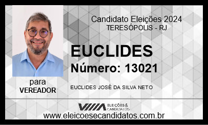 Candidato EUCLIDES 2024 - TERESÓPOLIS - Eleições