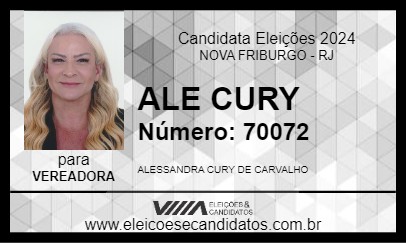 Candidato ALE CURY 2024 - NOVA FRIBURGO - Eleições