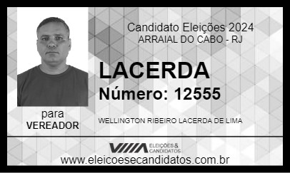 Candidato LACERDA 2024 - ARRAIAL DO CABO - Eleições