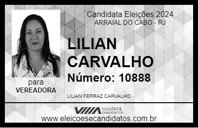 Candidato LILIAN CARVALHO 2024 - ARRAIAL DO CABO - Eleições