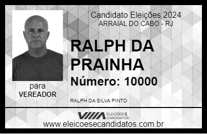 Candidato RALPH DA PRAINHA 2024 - ARRAIAL DO CABO - Eleições